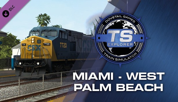 Train Simulator: Miami - West Palm Beach Route Add-On cover art
