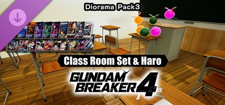 Обложка на GUNDAM BREAKER 4 - Diorama Pack 3 - Class Room Set & Haro