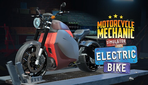 Portada de Motorcycle Mechanic Simulator 2021 - Electric Bike DLC