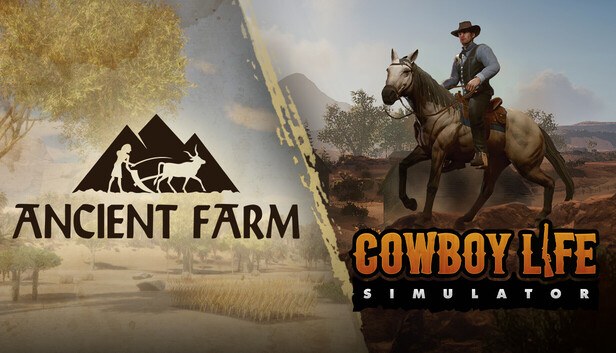 A(z) Ancient Farm x Cowboy Life Simulator borítóképe
