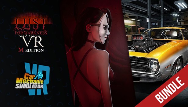 Car Mechanic Sim and Lust for Darkness VR Bundle cover art