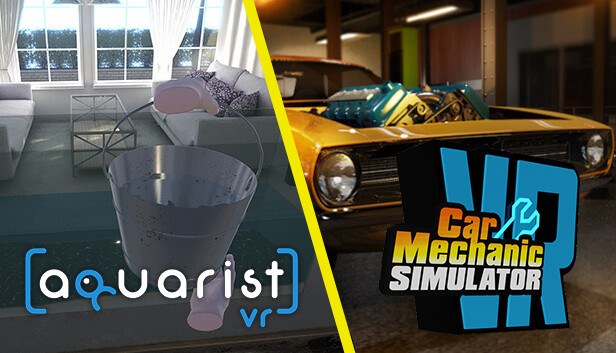 Portada de Aquarist and Car Mechanic VR