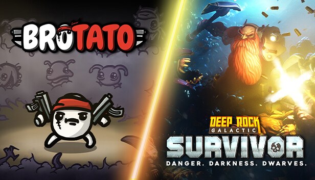 Обложка на Deep Rock Galactic: Survivor + Brotato