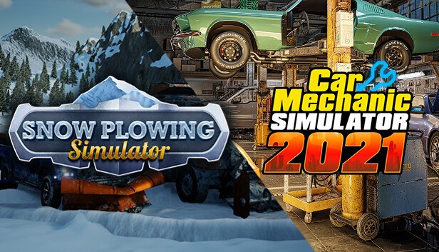 Car Mechanic and Snow Plowing cover art