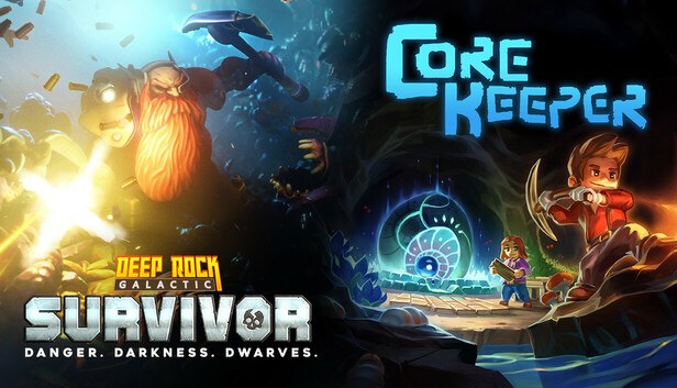 Portada de Core Keeper + Deep Rock Galactic: Survivor