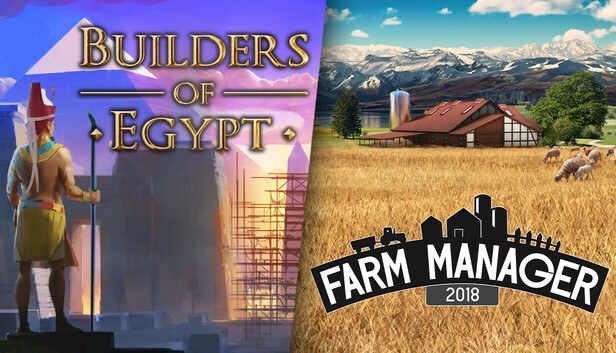A(z) Builders of Egypt and Farm Manager 2018 borítóképe