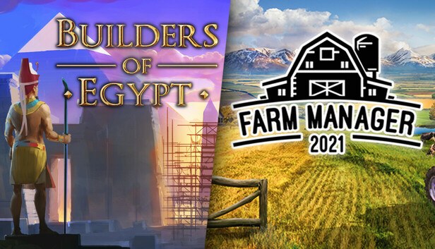 A(z) Builders of Egypt and Farm Manager 2021 borítóképe