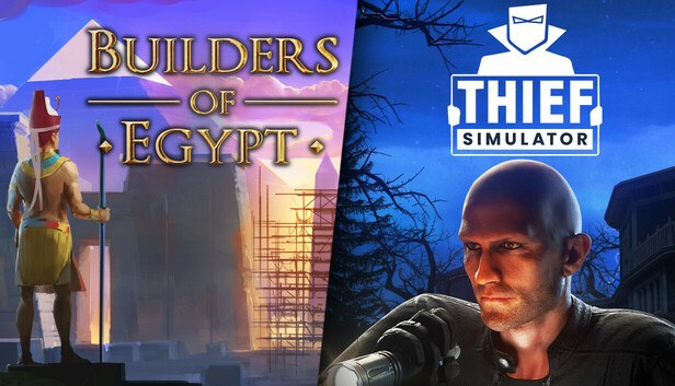 A(z) Builders of Egypt and Thief Simulator borítóképe
