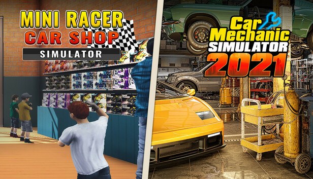 Portada de Mini Racer Car Shop Simulator and CMS 2021