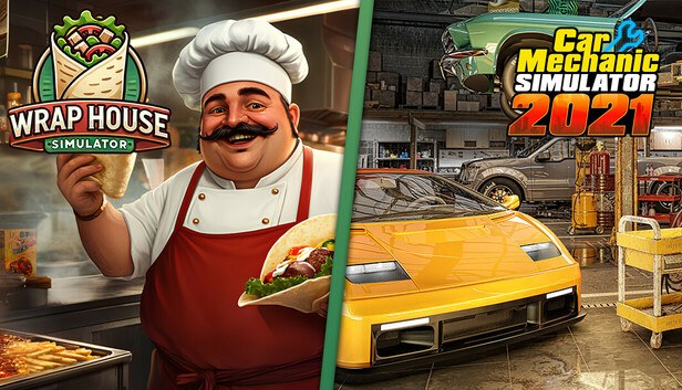 A(z) Wrap House Simulator and Car Mechanic Simulator 2021 borítóképe