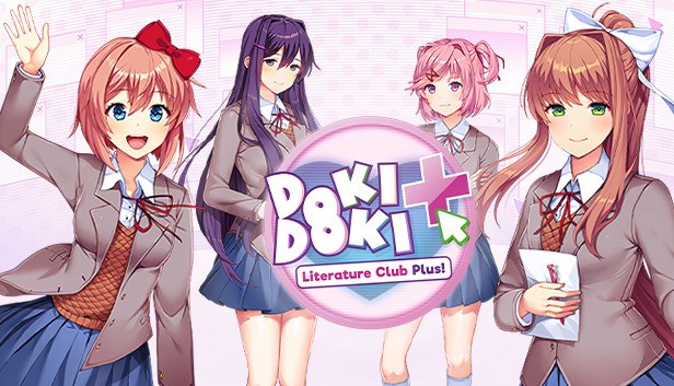 Обложка на Doki Doki Literature Club Plus!