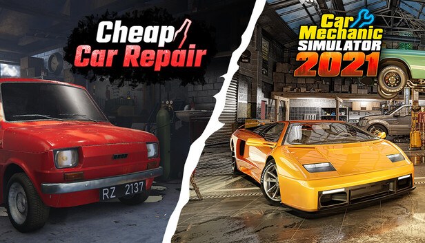 Cheap Car Repair and Car Mechanic Simulator 2021 cover art