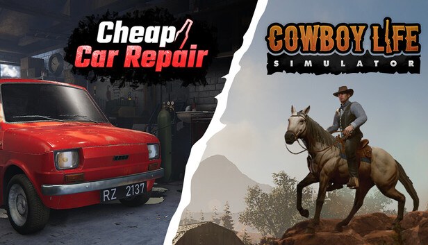 Cover von Cheap Car Repair and Cowboy Life Simulator