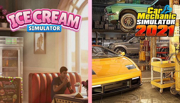 A(z) Ice Cream x Car Mechanic Simulator 2021 borítóképe