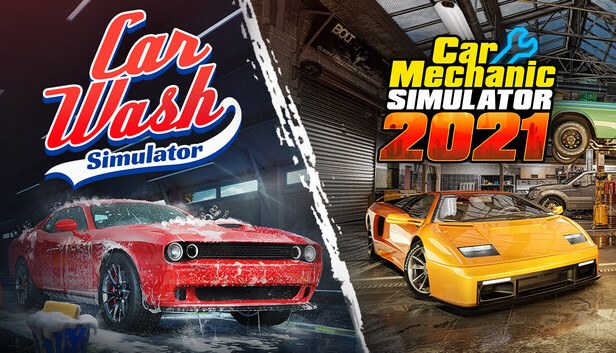 A(z) Car Wash Simulator x Car Mechanic Simulator 2021 borítóképe