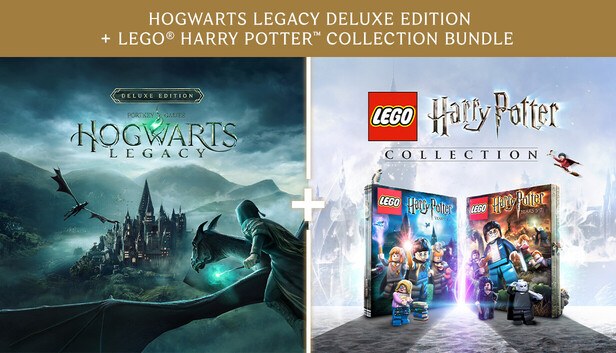 Copertina di Hogwarts Legacy Deluxe Edition + LEGO® Harry Potter™ Collection Bundle