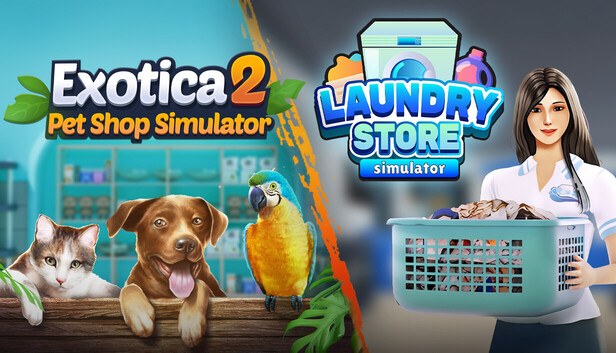 Cover von Exotica 2 x Laundry Store Simulator