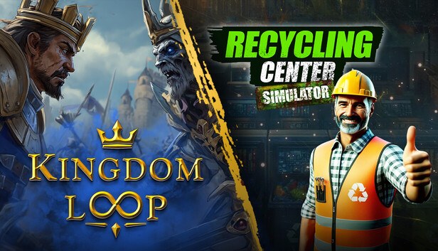 Εξώφυλλο του Kingdom Loop x Recycling Center Simulator