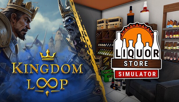 Εξώφυλλο του Kingdom Loop x Liquor Store Simulator