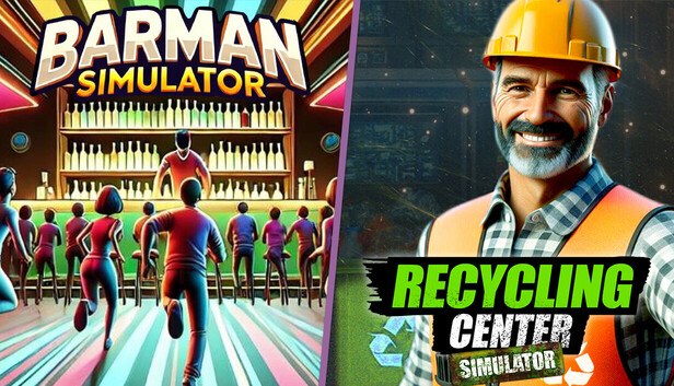 A(z) Barman in Recycling Center borítóképe
