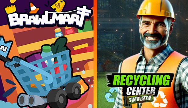 A(z) BrawlMart x Recycling Center Simulator borítóképe