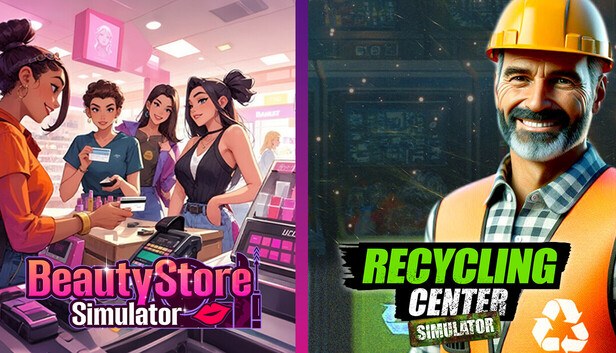A(z) Beauty Store x Recycling Center Simulator borítóképe