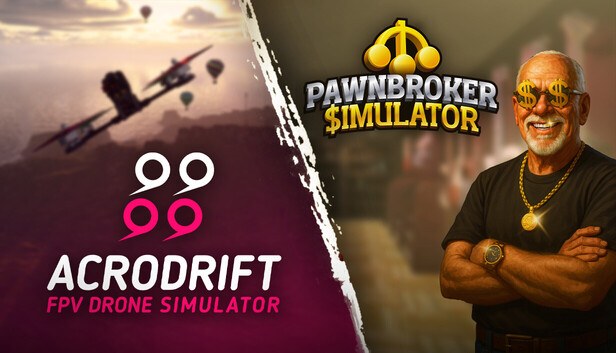 A(z) ACRODRIFT x Pawnbroker SImulator borítóképe