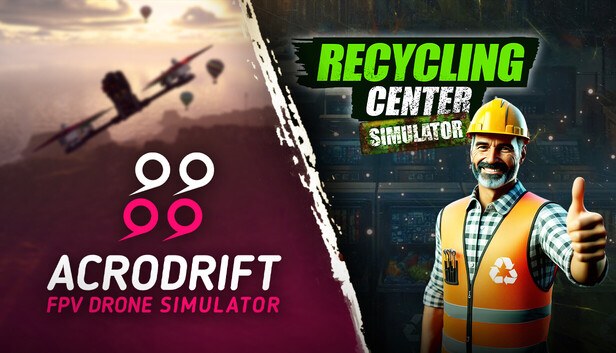 Jaquette de ACRODRIFT x Recycling Center Simulator