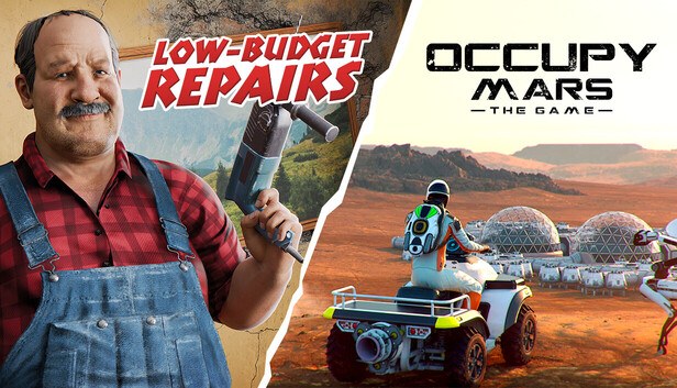 Εξώφυλλο του Low-Budget Repairs and Occupy Mars: The Game