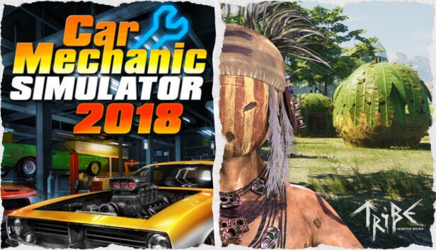 Portada de Car Mechanic Simulator 2018 and Tribe