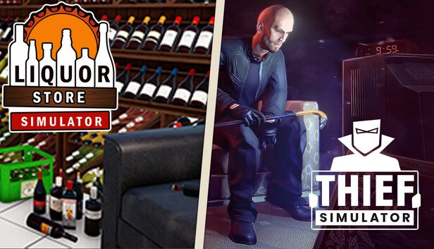 Εξώφυλλο του Liquor Store Simulator and Thief Simulator