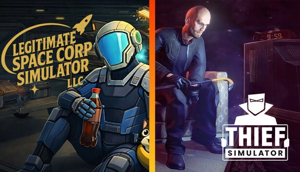 Omslagsbild för Legitimate Space Corp Simulator LLC and Thief Simulator
