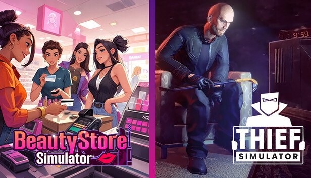 A(z) Beauty Store Simulator and Thief Simulator borítóképe