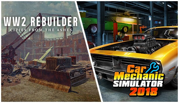 WW2 Rebuilder + Car Mechanic 18 cover art