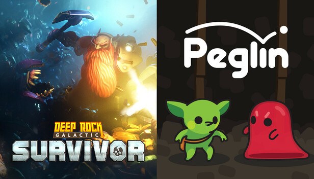 Cover van Peglin & Deep Rock Galactic: Survivor