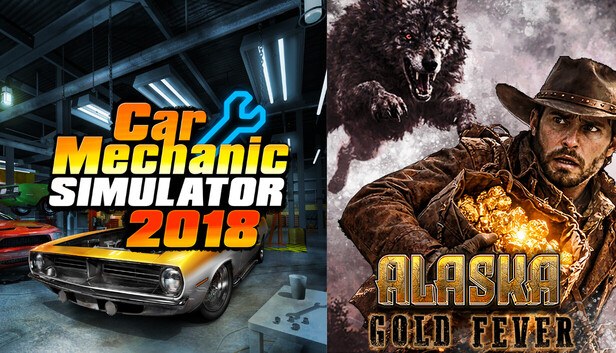 A(z) Car Mechanic Simulator 2018 & Alaska Gold Fever borítóképe