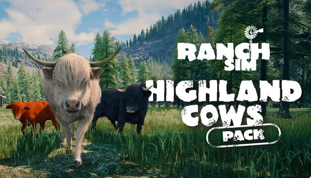 Cover van Ranch Simulator: Highland Cows Pack - Build, Farm, Hunt
