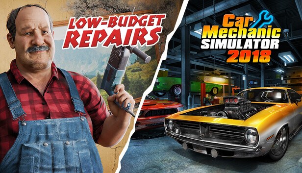 A(z) Low-Budget Repairs and Car Mechanic Simulator 2018 borítóképe