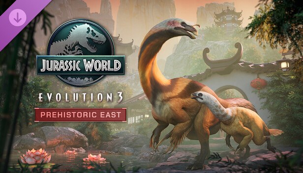Portada de Jurassic World Evolution 3: Prehistoric East