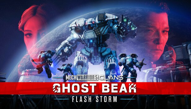 Cover von MechWarrior 5: Clans - Ghost Bear: Flash Storm