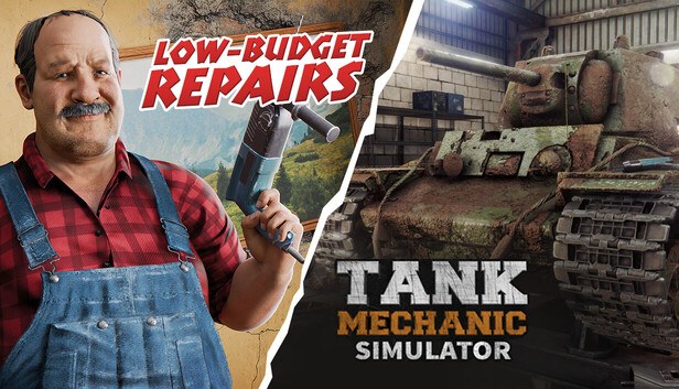 Εξώφυλλο του Low-Budget Repairs and  Tank Mechanic SImulator
