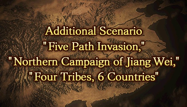 Obal Romance of the Three Kingdoms XIII Fame and Strategy Expansion Pack Bundle - Additional Scenario - Five Path Invasion - Northern Campaign of Jiang Wei - Four Tribes 6 Countries