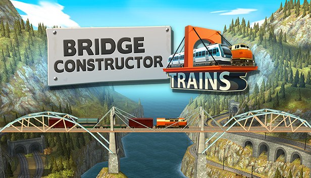 Jaquette de Bridge Constructor Trains - Expansion Pack