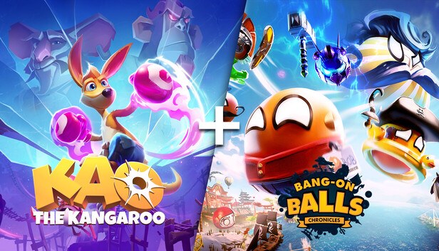 Обложка на Bang-On Balls: Chronicles + Kao the Kangaroo