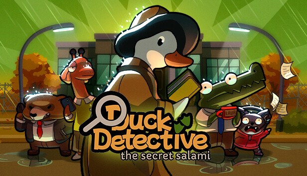 Εξώφυλλο του Duck Detective: The Secret Salami