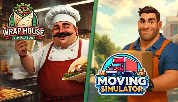 Moving Simulator and Wrap House Simulator 🌯 cover art