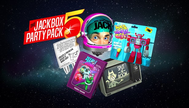 Omslagsbilde for The Jackbox Party Pack 5 - Game + Soundtrack Bundle