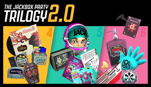 Обложка на The Jackbox Party Trilogy 2.0