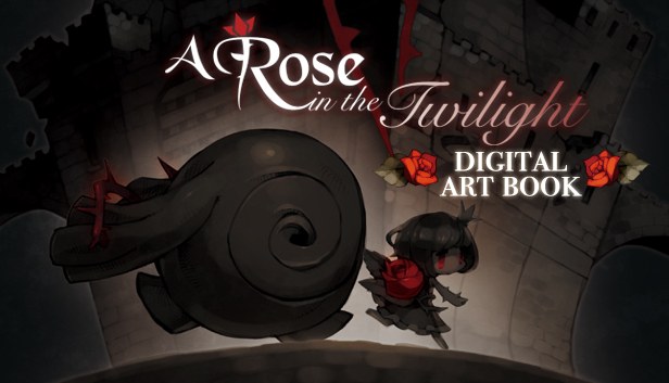 Εξώφυλλο του A Rose in the Twilight - Digital Art Book
