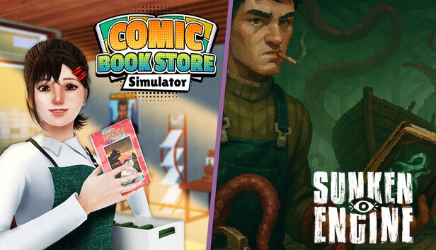 Obal Comic Book x Sunken Engine